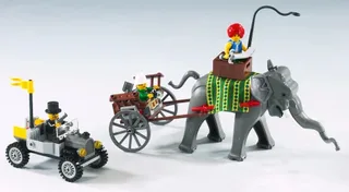 LEGO 7414-1 Elephant Caravan — 109 pieces, Adventurers theme