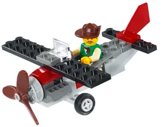 LEGO 7422-1 Airplane — 33 pieces, Adventurers theme