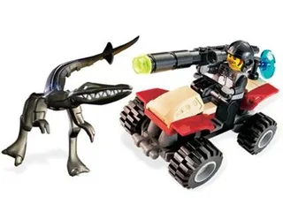 LEGO 7473-1 Street Sprinter vs. Mutant Lizard — 42 pieces, released 2005