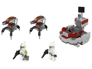 LEGO 75000-1 Clone Troopers vs. Droidekas — 124 pieces, released 2013