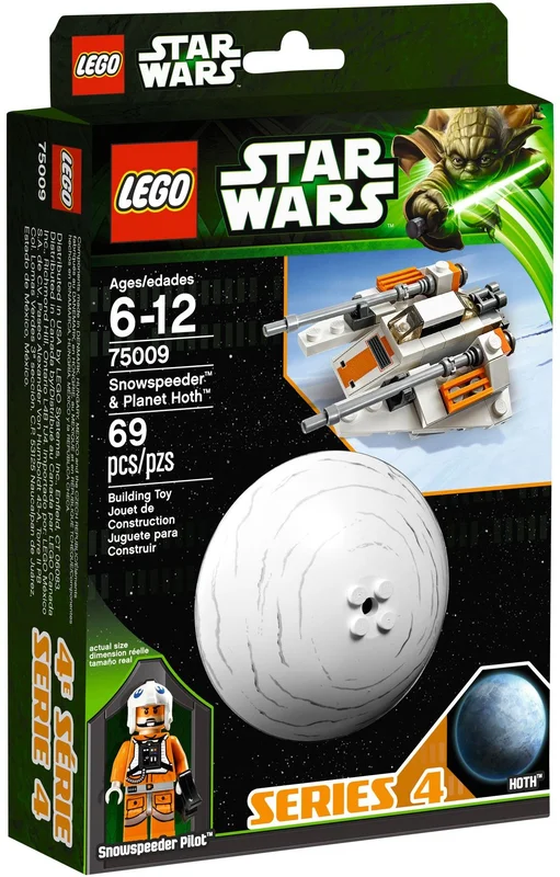 Snowspeeder & Planet Hoth - View 2