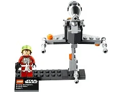 B-wing Starfighter & Planet Endor - View 3