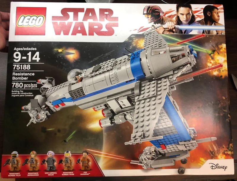 LEGO 75188-2 Resistance Bomber (Finch Dallow version) — 780 pieces, released 2018