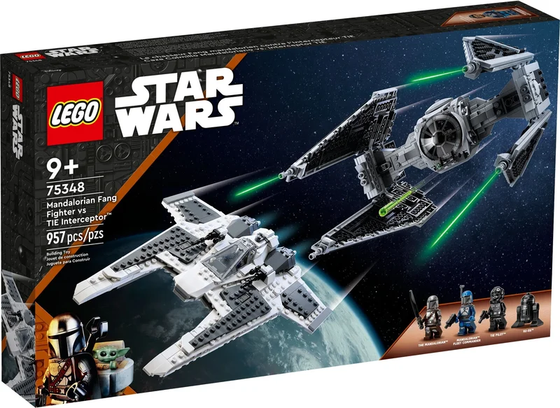 Mandalorian Fang Fighter vs. TIE Interceptor - View 2
