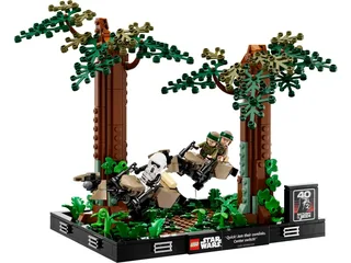 LEGO 75353-1 Endor Speeder Chase Diorama — 608 pieces, Star Wars theme