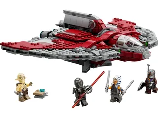LEGO 75362-1 Ahsoka Tano's T-6 Jedi Shuttle — 608 pieces, released 2023