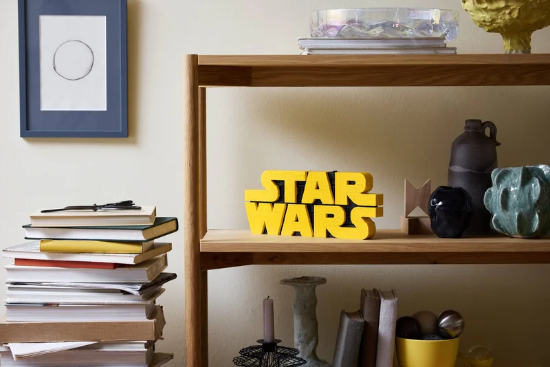 Brick-Built Star Wars Logo - View 6
