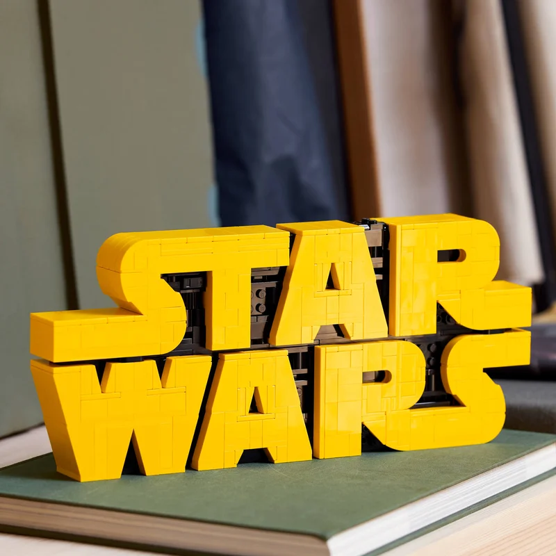 Brick-Built Star Wars Logo - View 7