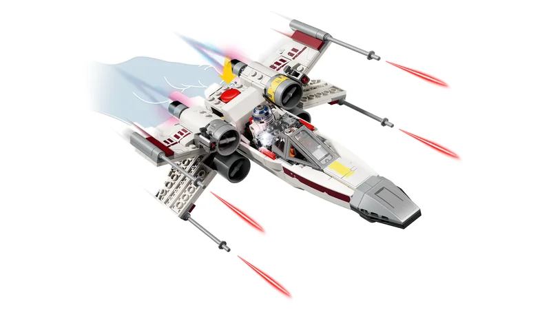 Luke's Red Five X-wing - View 7