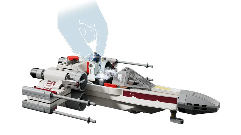 Luke's Red Five X-wing - View 8