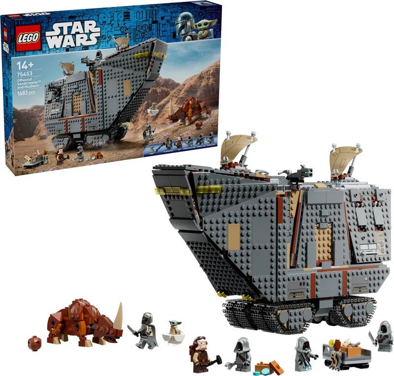 Offworld Sandcrawler and Mudhorn - View 4