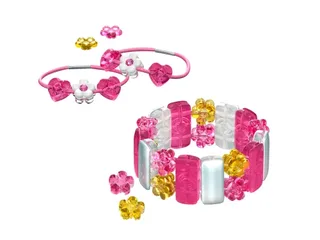 LEGO 7554-1 Pearly Pink Bracelet & Bands — 63 pieces, Clikits theme