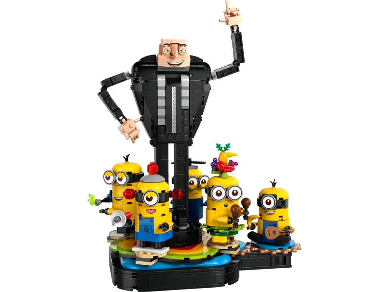 LEGO 75582-1 Brick-Built Gru and Minions — 839 pieces, Despicable Me 4 theme