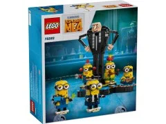 Brick-Built Gru and Minions - View 3