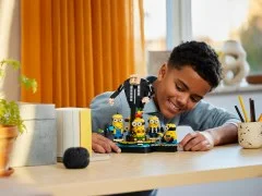 Brick-Built Gru and Minions - View 5