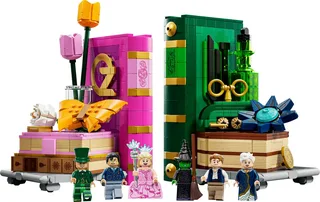 LEGO 75691-1 Glinda & Elphaba Bookends — 1327 pieces, released 2025