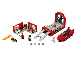 LEGO 75882-1 Ferrari FXX K & Development Center — 497 pieces, Speed Champions theme
