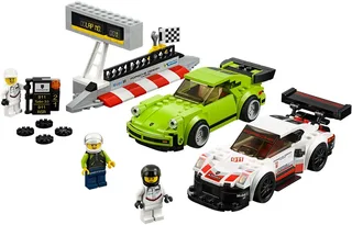 LEGO 75888-1 Porsche 911 RSR and 911 Turbo 3.0 — 398 pieces, Speed Champions theme