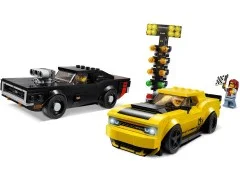 2018 Dodge Challenger SRT Demon and 1970 Dodge Charger R/T - View 3