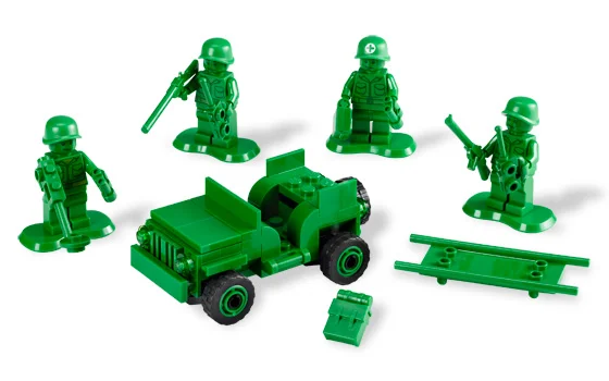 Army Men on Patrol - View 2