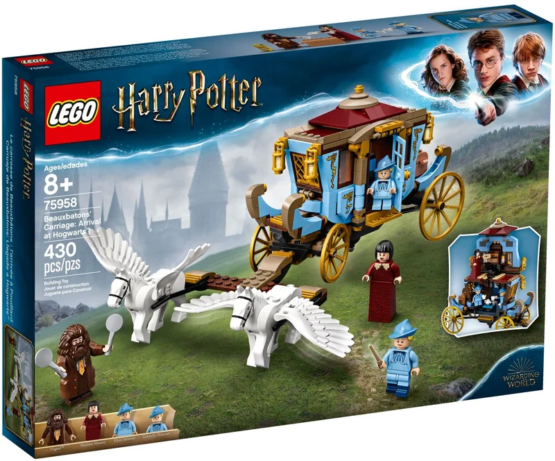 Beauxbatons' Carriage: Arrival at Hogwarts - View 2