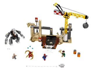 LEGO 76037-1 Rhino and Sandman Super Villain Team-up — 387 pieces, released 2015