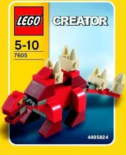 LEGO 7605-1 Stegosaurus — 47 pieces, released 2006