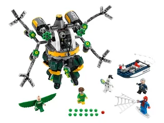 LEGO 76059-1 Spider-Man: Doc Ock's Tentacle Trap — 447 pieces, released 2016