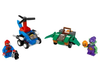 LEGO 76064-1 Mighty Micros: Spider-Man vs. Green Goblin — 85 pieces, released 2016