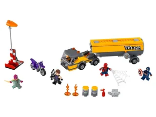 LEGO 76067-1 Tanker Truck Takedown — 330 pieces, released 2016