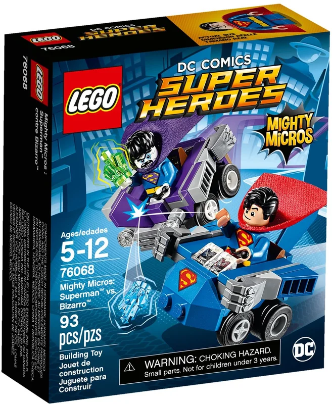 Mighty Micros: Superman vs. Bizarro - View 2