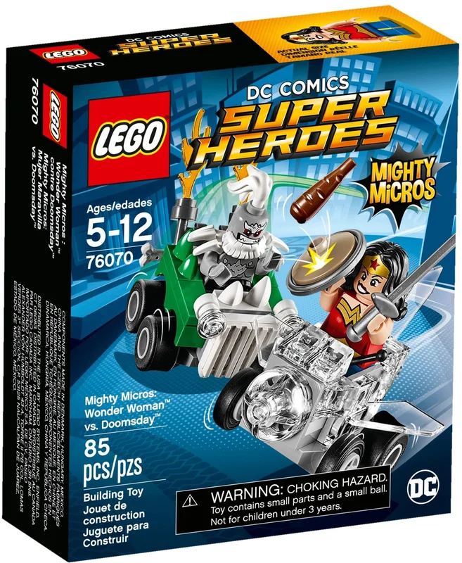 Mighty Micros: Wonder Woman vs. Doomsday - View 2