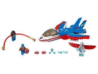 LEGO 76076-1 Captain America Jet Pursuit — 161 pieces, Super Heroes Marvel theme