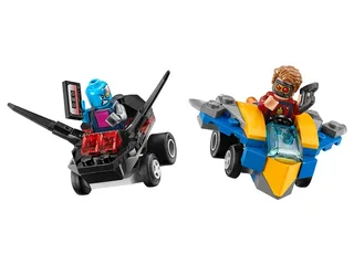 LEGO 76090-1 Mighty Micros: Star-Lord vs. Nebula — 86 pieces, released 2018