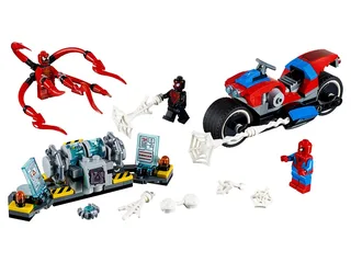 LEGO 76113-1 Spider-Man Bike Rescue — 243 pieces, released 2019