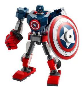 LEGO 76168-1 Captain America Mech Armor — 121 pieces, released 2021