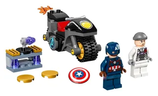 LEGO 76189-1 Captain America and Hydra Face-Off — 49 pieces, released 2021