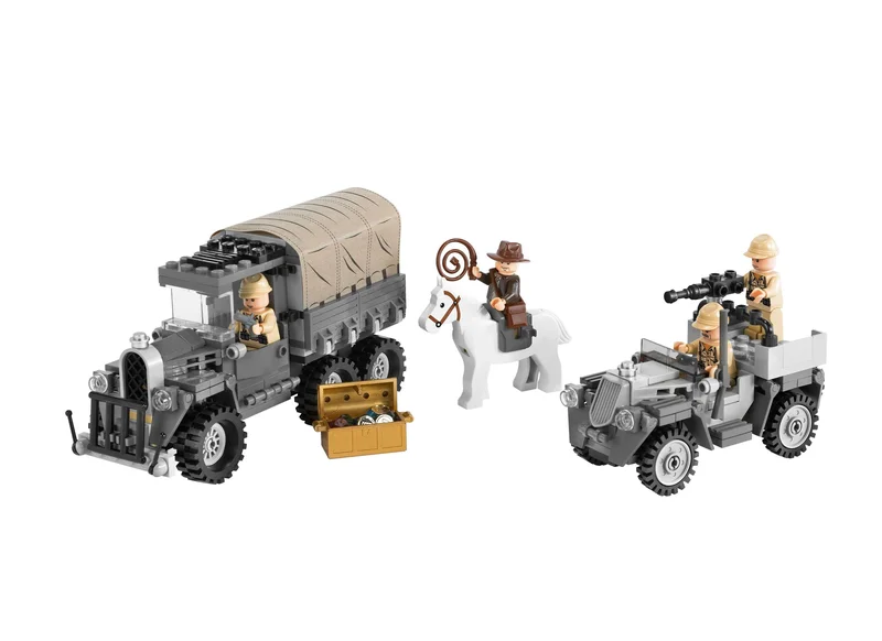LEGO 7622-1 Race for the Stolen Treasure — 275 pieces, Indiana Jones theme