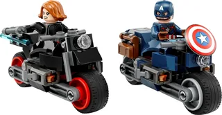 LEGO 76260-1 Black Widow & Captain America Motorcycles — 130 pieces, Super Heroes Marvel theme