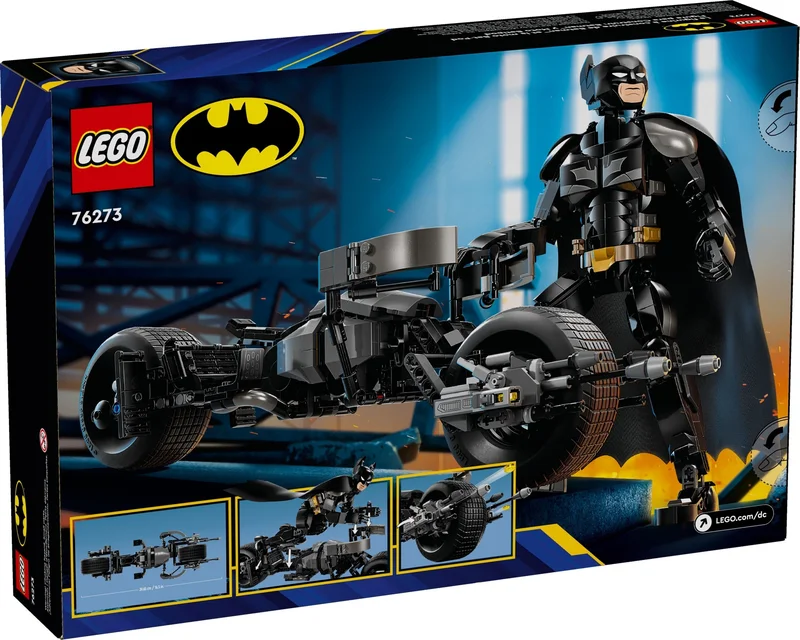 Batman Construction Figure and the Bat-Pod Bike - View 5