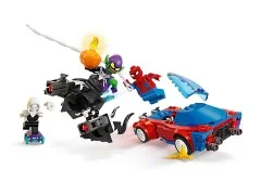 Spider-Man Race Car & Venom Green Goblin - View 3