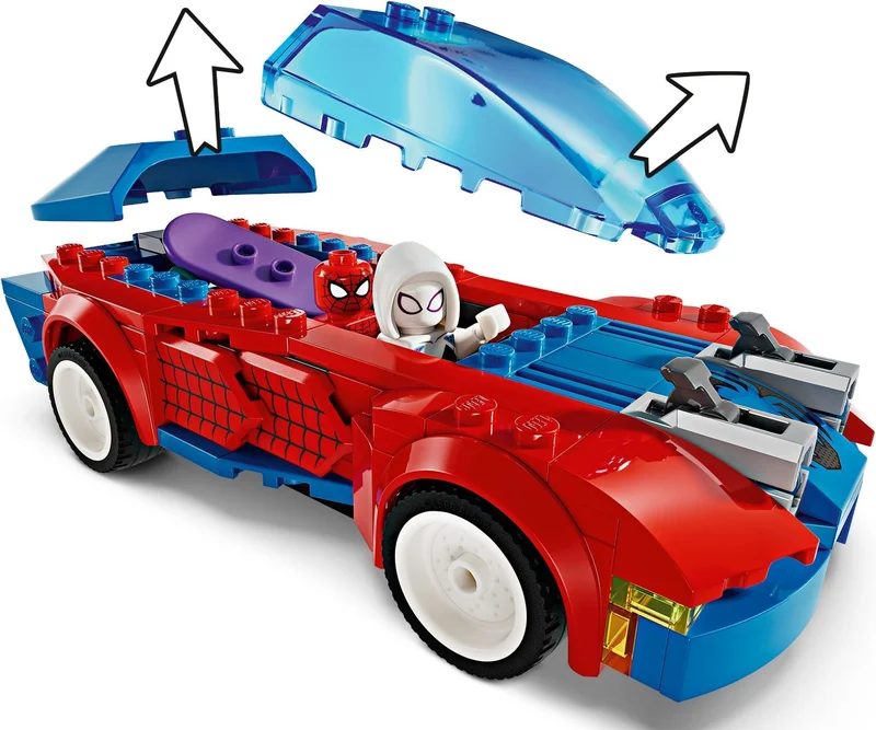 Spider-Man Race Car & Venom Green Goblin - View 4
