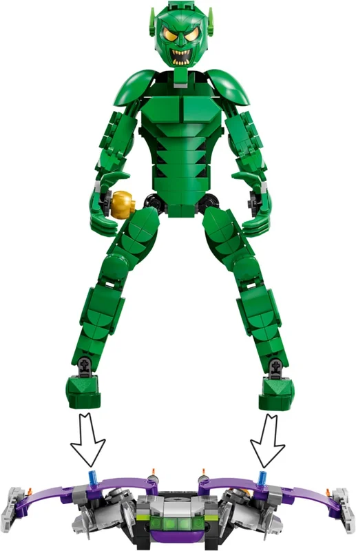 Green Goblin Construction Figure - View 3