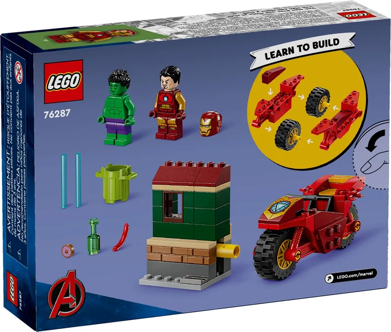 Iron Man with Bike and The Hulk - View 2