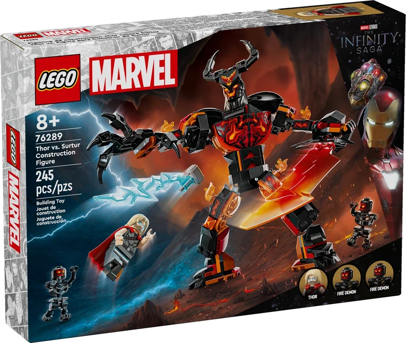 Thor vs. Surtur Construction Figure - View 2