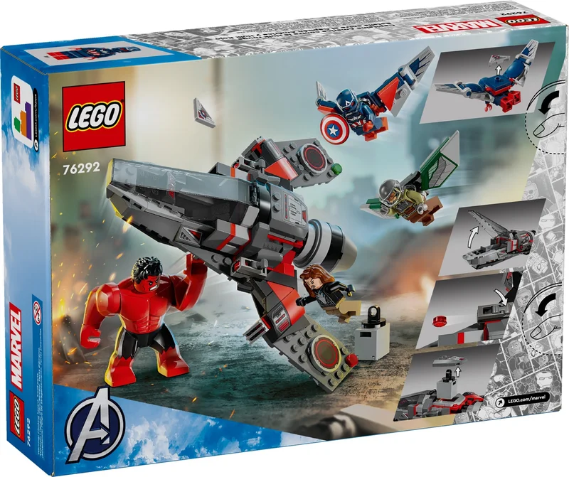 Captain America vs. Red Hulk Battle - View 2
