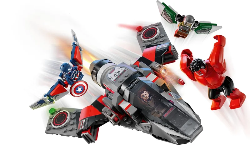 Captain America vs. Red Hulk Battle - View 7