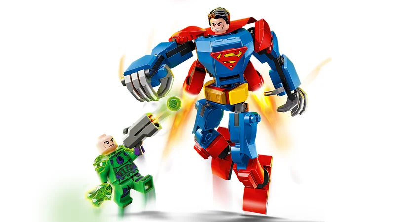 Superman Mech vs. Lex Luthor - View 2