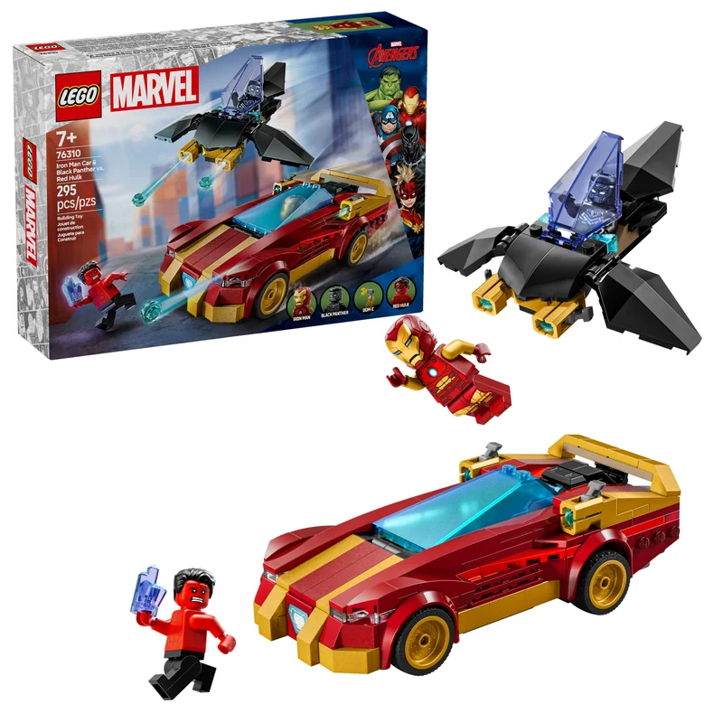 Iron Man Car & Black Panther vs. Red Hulk - View 8