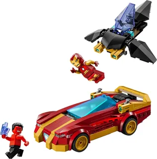 LEGO 76310-1 Iron Man Car & Black Panther vs. Red Hulk — 299 pieces, Super Heroes Marvel theme